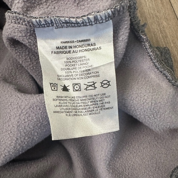 Nike men’s Heather Gray Hooded Sweater size M pocket lining - Picture 6 of 7